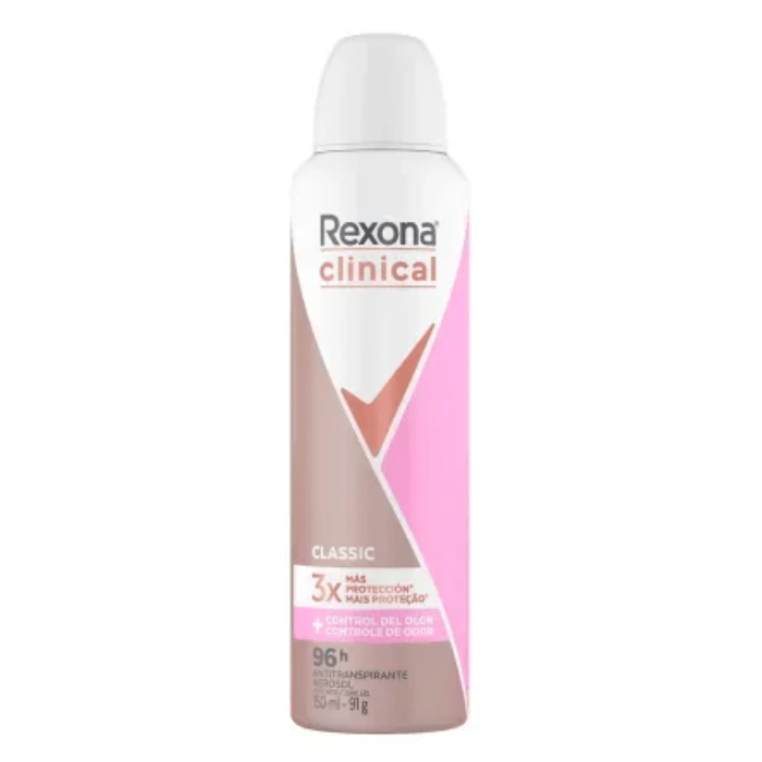 REXONA CLINICAL DESODORANTE SPRAY CLASSICAL 150 ML.