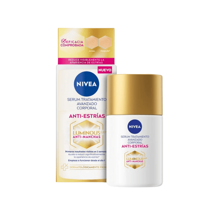 NIVEA LUMINOUS SÉRUM ANTIESTRÍAS 100 ML DET.