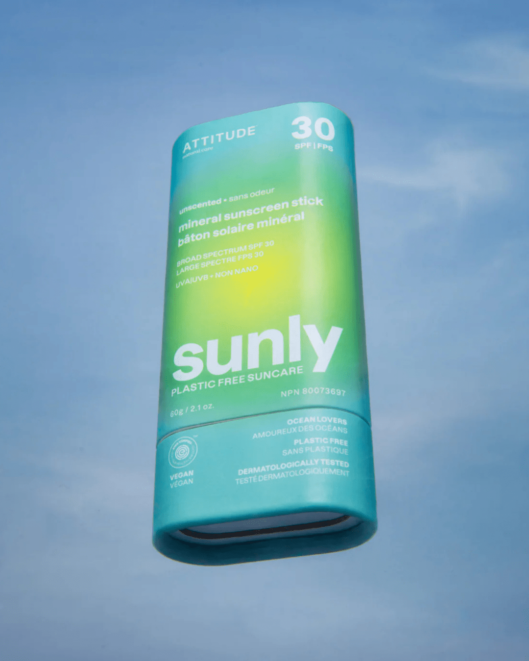 ATTITUDE SUNLY OCEANLY BLOQUEADOR FACIAL 30 SPF BARRA 20 GR