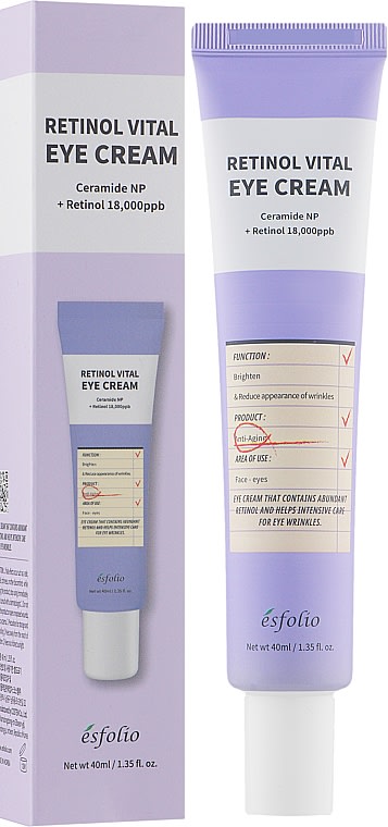 ÉSFOLIO RETINOL VITAL EYE CREAM 40 ML