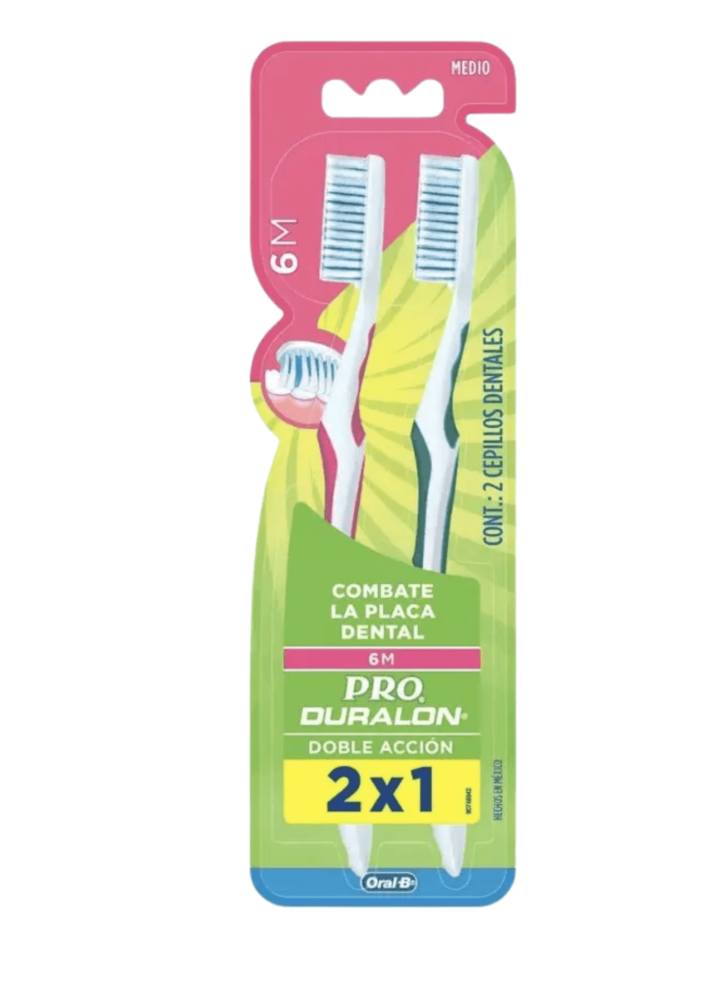 DURALON CEPILLO DENTAL 6M PLUS 2X1 DET.