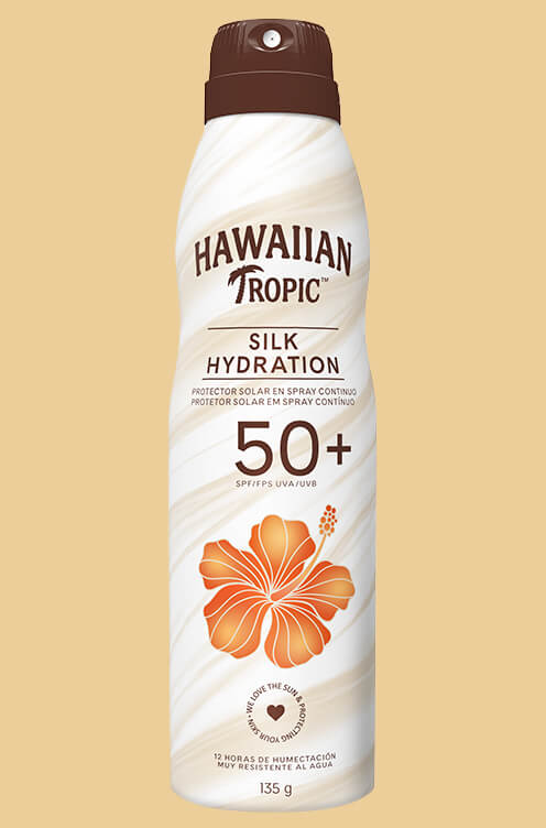 HAWAIIAN TROPIC SILK HIDRATION SPRAY FPS 50 180 ML