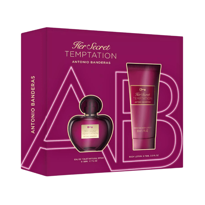 ANTONIO BANDERAS TEMPTATION EDT 50ML + BODY LOTION 75ML DET.
