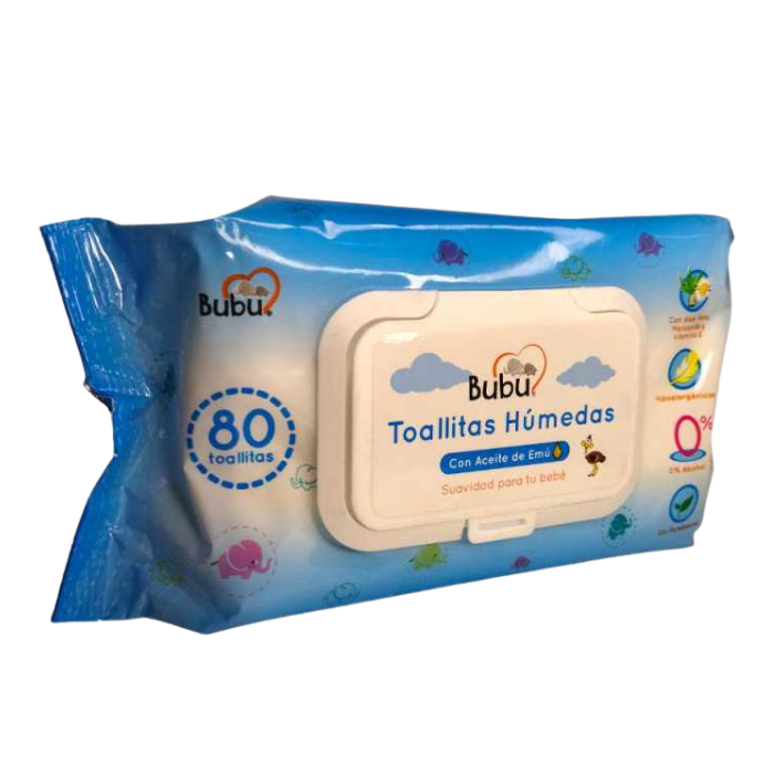 BUBU PACK TOALLITAS HÚMEDAS 80 U.