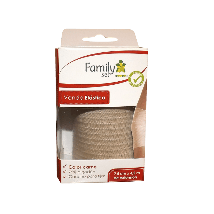 VENDA ELÁSTICA COLOR PIEL 10CM X 4,5CM DE EXTENSIÓN FAMILY SET