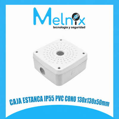 CAJA ESTANCA IP55 PVC CONO 130x130x50mm1