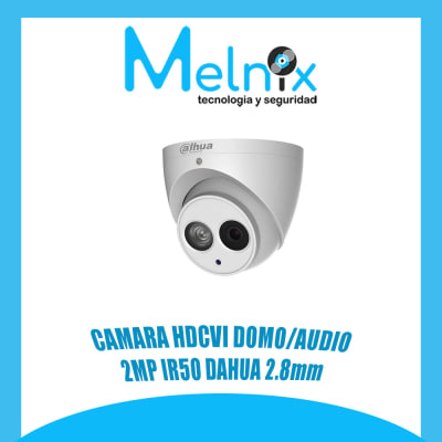 CAMARA DOMO DAHUA 2MP EYEBABALL AUDIO IR501