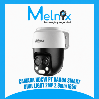 CAMARA HDCVI PT DAHUA SMART DUAL LIGHT 2MP 2.8mm IR501