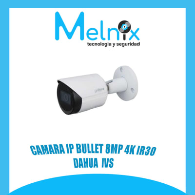 CAMARA IP BULLET DAHUA 8MP 4K IR30 SMD1