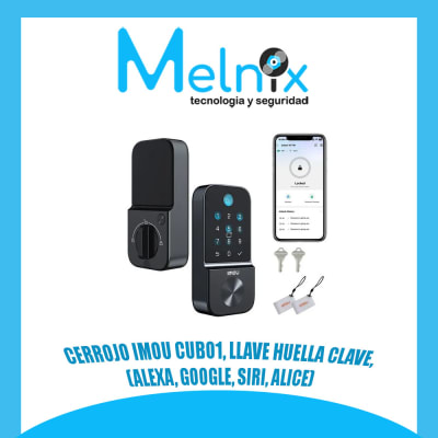 CERROJO IMOU CUBO1 LLAVE HUELLA CLAVE (ALEXA, GOOGLE, SIRI, ALICE)1