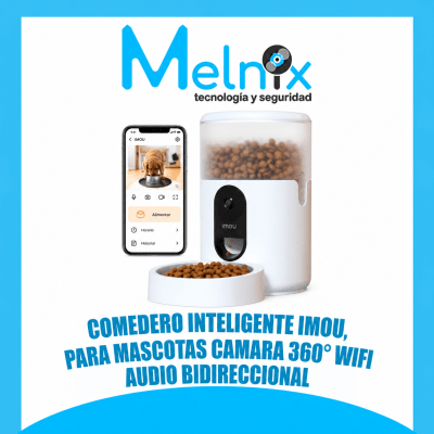 COMEDERO INTELIGENTE IMOU, PARA MASCOTAS CAMARA 360° WIFI AUDIO BIDIRECCIONAL1