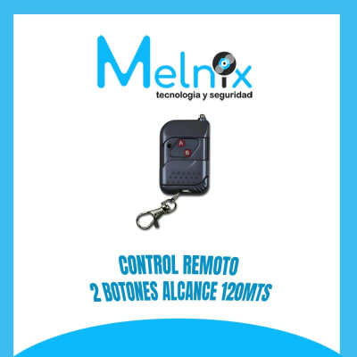 CONTROL REMOTO 2 BOTONES ALCANCE 120 MTS1