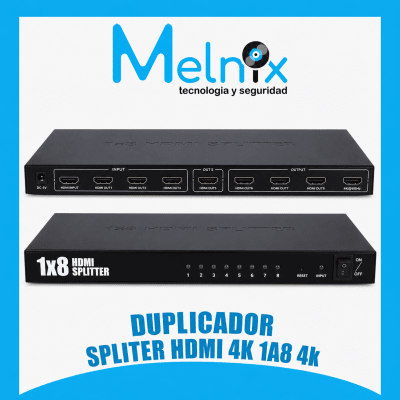 DUPLICADOR SPLITER HDMI 4K 1A8 4k1