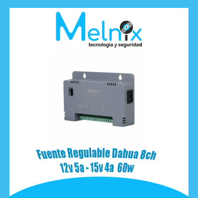 FUENTE REGULABLE DAHUA 8CH 12V 5A-154A 60W1
