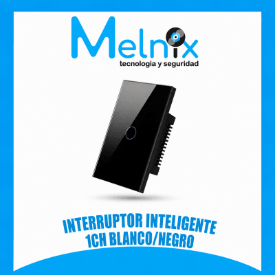 INTERRUPTOR INTELIGENTE 1CH BLANCO/NEGRO1
