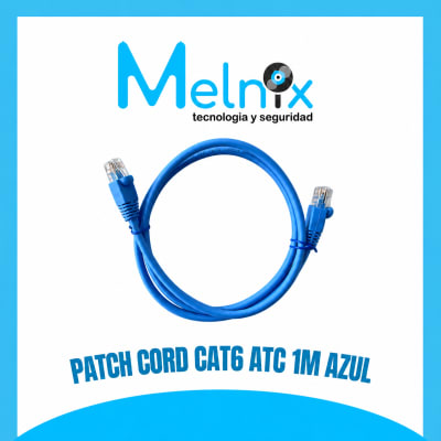 PATCH CORD CAT6 ATC 1M AZUL1