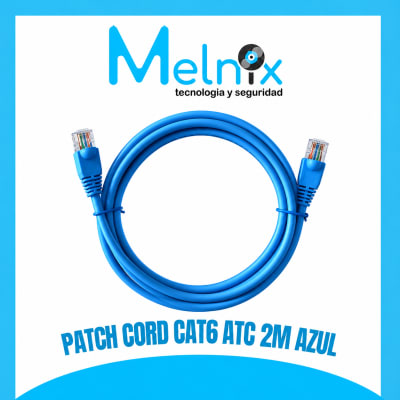 PATCH CORD CAT6 ATC 2M AZUL1