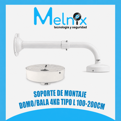 SOPORTE DE MONTAJE DOMO/BALA 4KG TIPO L 100-200CM1