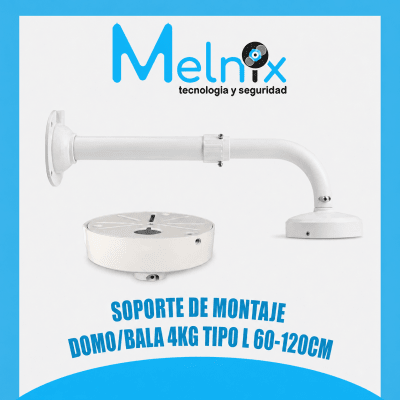 SOPORTE DE MONTAJE DOMO/BALA 4KG TIPO L 60-120CM1