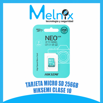 TARJETA MICRO SD 256GB HIKSEMI CLASE 101
