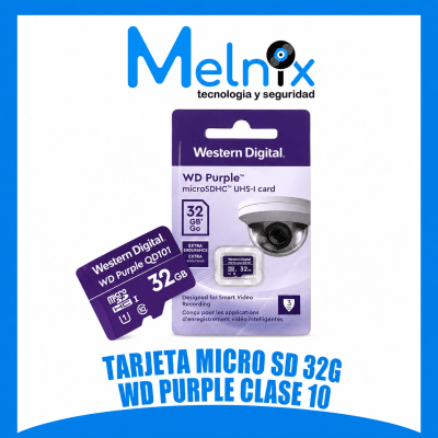 TARJETA MICRO SD 32G WD PURPLE CLASE 101