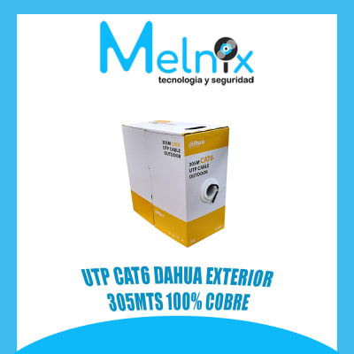 CABLE UTP CAT6 EXTERIOR 305MTS 100% COBRE DAHUA1