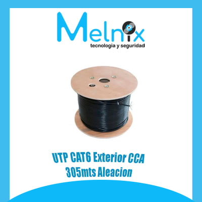 UTP CAT6 EXTERIOR CCA 305MTS ALEACION1