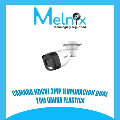 CAMARA BULLET DAHUA 2MP DUAL LIGHT AUDIO 20M1