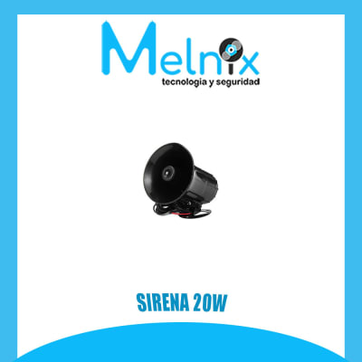 SIRENA 20W NEGRA1