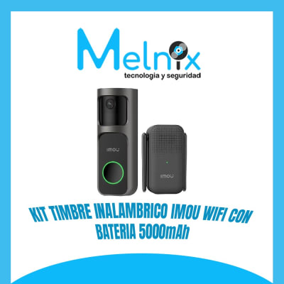 KIT TIMBRE INALAMBRICO IMOU WIFI CON BATERIA 5000mAh1
