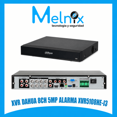 XVR DAHUA 8CH 5MP ALARMA XVR5108HE-I31