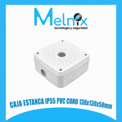 CAJA ESTANCA IP55 PVC CONO 130x130x50mm