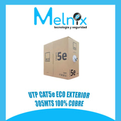 CABLE UTP CAT5e ECO EXTERIOR 100% COBRE