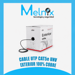 CABLE UTP CAT5e UNV EXTERIOR 100% COBRE