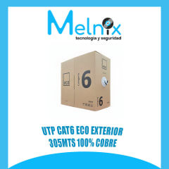CABLE UTP CAT6 ECO EXTERIOR 100% COBRE