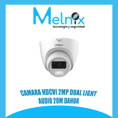 CAMARA DOMO DAHUA 2MP DUAL LIGHT AUDIO 20M