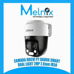 CAMARA HDCVI PT DAHUA SMART DUAL LIGHT 2MP 2.8mm IR50