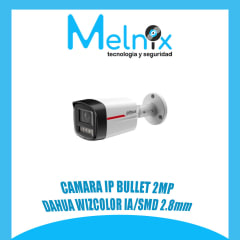 CAMARA IP DAHUA WIZCOLOR BULLET 2MP MIC, 2.8mm 30FPS 50M