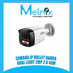 CAMARA IP BULLET DAHUA DUAL LIGHT 2MP 2.8 40M
