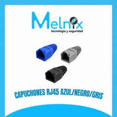 CAPUCHONES RJ45 AZUL/NEGRO/GRIS