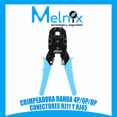 CRIMPEADORA DAHUA 4P/6P/8P CONECTORES RJ11 Y RJ45