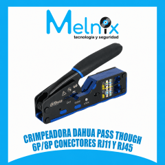 CRIMPADORA  DAHUA 6P/8P CONECTORES RJ11 Y RJ45
