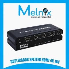 DUPLICADOR SPLITER HDMI 4K 1A4
