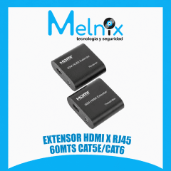 EXTENSOR HDMI X RJ45 60MTS CAT5E/CAT6