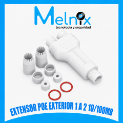 EXTENSOR POE EXTERIOR 1 A 2 10/100MB