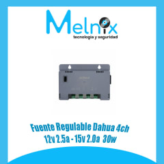 FUENTE REGULABLE DAHUA 4CH 12V 5A-15V 2,0A 30W