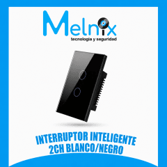 INTERRUPTOR INTELIGENTE 2CH BLANCO/NEGRO