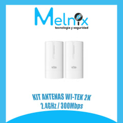 KIT ANTENA 2KM WI-TEK 2.4GHZ 300Mbps