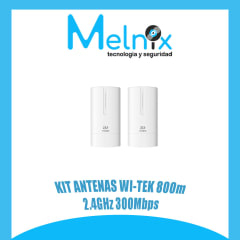 KIT ANTENA 800M WI-TEK 2.4GHZ 300Mbps