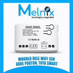 MODULO RELE WIFI 1CH ABRE PORTON, TUYA SMART